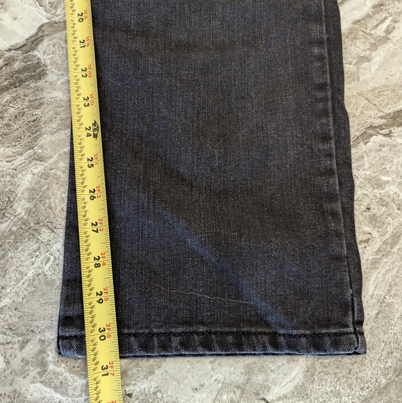 Gloria Vanderbilt black high rise streigh leg Embroidered Regal Jeans size 16 - Picture 8 of 8